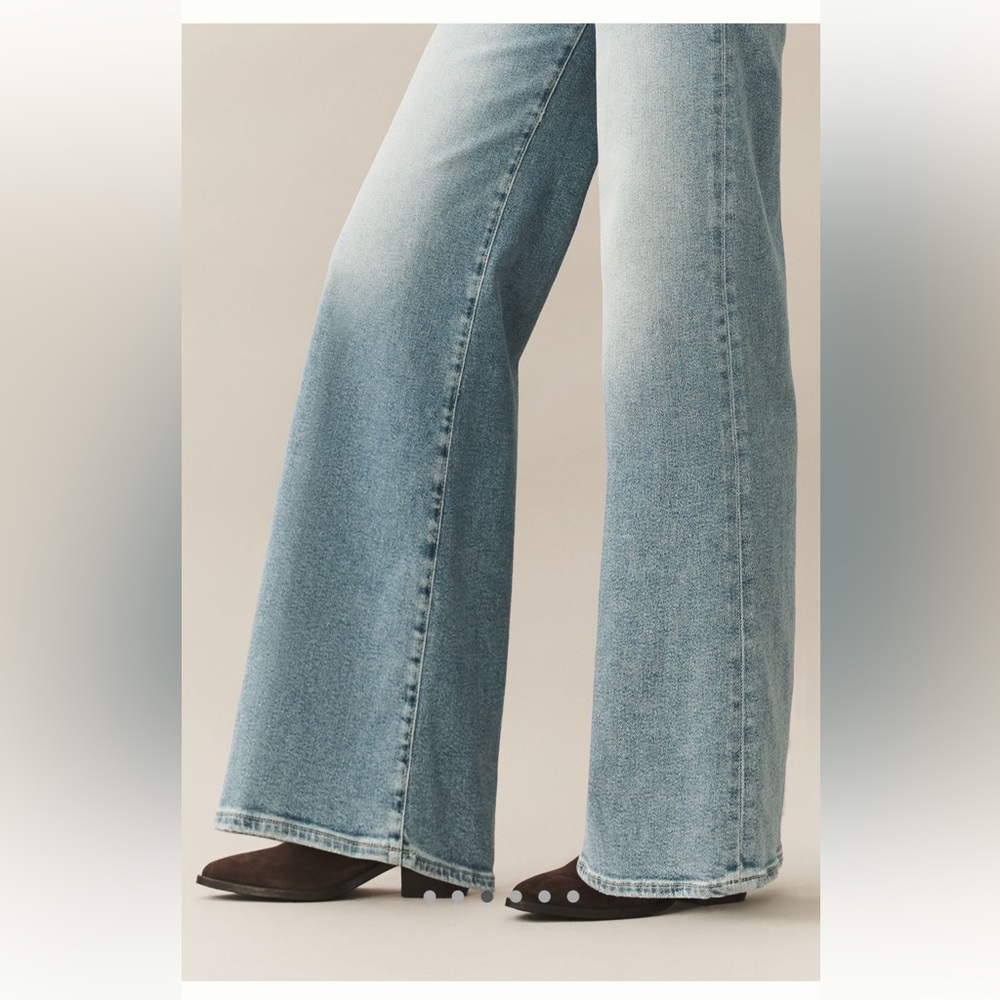 7 For All Mankind Jo Ultra High-Rise Wide-Leg Jeans Size 26 NWT - Picture 3 of 7